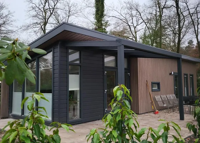 Knus Chalet met boszicht op Vakantiepark Bonte Vlucht - vlak bij Utrechtse Heuvelrug